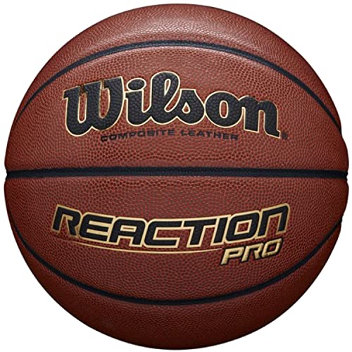 wilson reaction pro basketball größe 7, indoor-outdoor ball
