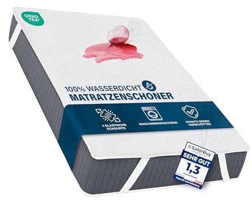 utopia bedding matratzenschoner 140 x 200 cm wasserfest mit elastischen eckenbändern