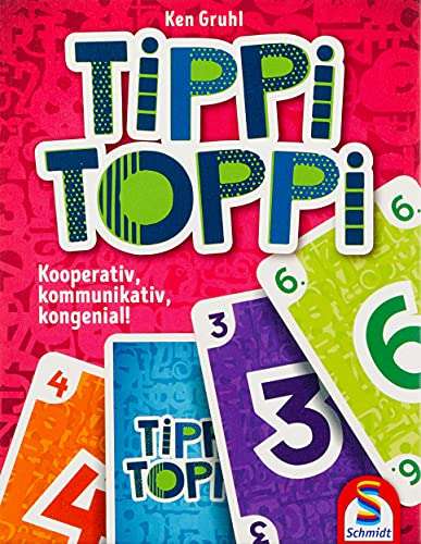 Schmidt Spiele Tippi Toppi Kartenspiel, bunt für 2-4 Spieler