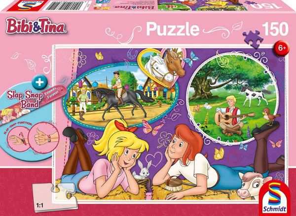 bibi & tina kinderpuzzle von schmidt, 150 teile für 3,75 euro (statt 11 euro)