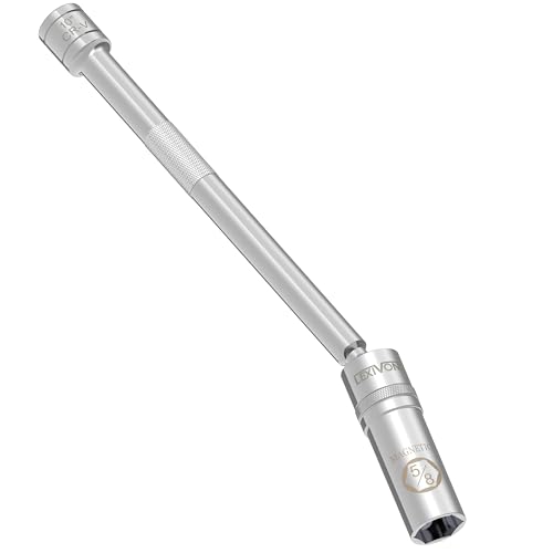 zündkerzenschlüssel lexivon 16mm schwenkbar magnetisch steckschlüssel auto motorrad 25cm cr-v-stahl