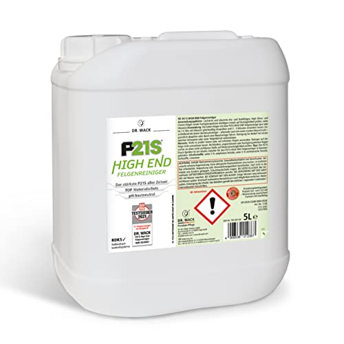 dr. wack p21s felgenreiniger 5 liter gel-formel sprühreiniger pH-neutral biologisch abbaubar