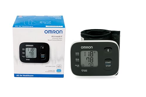 blutdruckmessgerät omron rs3 intelli it handgelenk mit app, 30 speicherplätze