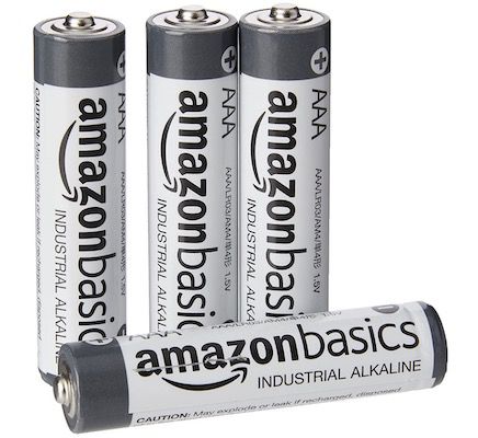 Produktbild: amazon basics 40er pack aaa alkalibatterien 5,41 euro statt 8 euro