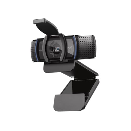 logitech c920s hd webcam 1080p autofokus 78 blickfeld usb für pc mac xbox schwarz