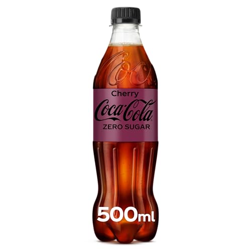 coca-cola zero sugar cherry 12 x 500 ml - koffeinhaltiger softdrink ohne zucker und kalorien