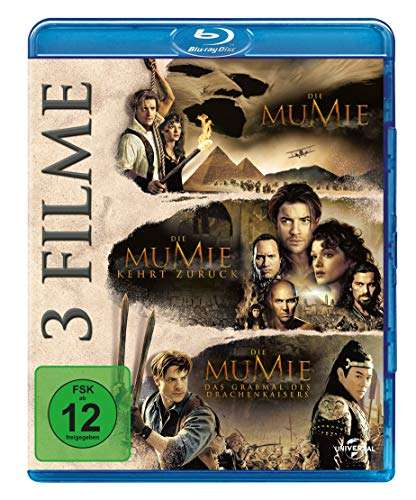 Produktbild: die mumie trilogie 1-3 bluray brendan fraser