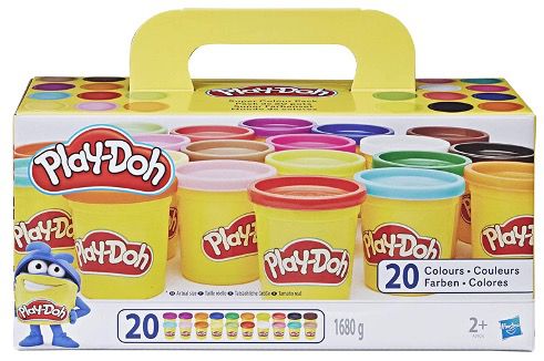 hasbro play-doh farbenset mit 20 dosen knete für 14,24 euro statt 18 euro