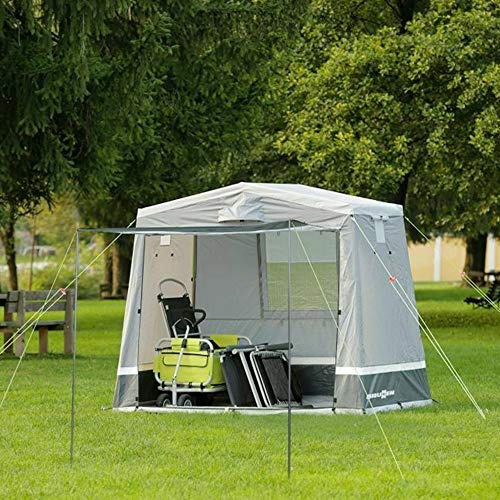 Eurotrail Werkzeugzelt III, wetterfestes Gerätezelt 225x160 cm für Camping & Garten