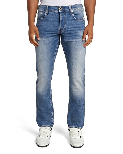 g-star raw herren jeans 3301 regular tapered fit denimhose
