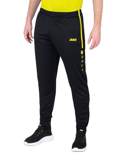 JAKO Herren Trainingshose Active I Sporthose lang mit elastischem Bund & Taschen