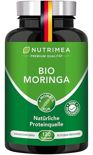 moringa bio pulver von nutrimea - natürliche energie und nährstoffe