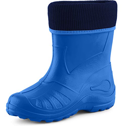 Ladeheid gummistiefel kinder blau gefüttert evakl058 31 eu für jungen mädchen