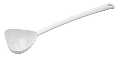 dr. oetker ladle 30 cm nylon küchenhelfer für beschichtete töpfe weiß