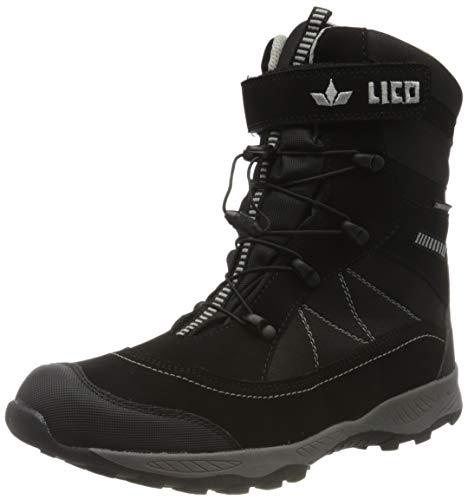 lico schneestiefel kinder sundsvall vs unisex schwarz grau 39 eu