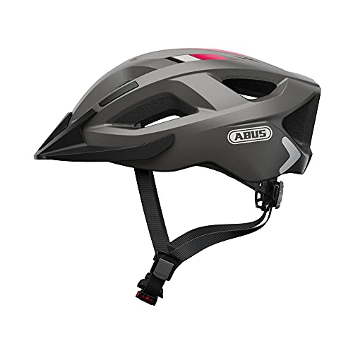 ABUS Aduro 2.0 Fahrradhelm mit Licht, sportlicher City Helm für Männer und Frauen, ideal für den urbanen Verkehr