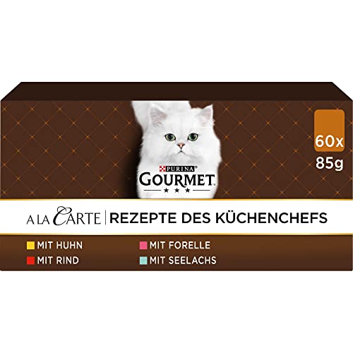 gourmet a la carte katzenfutter nass sorten-mix 60 x 85 g paket