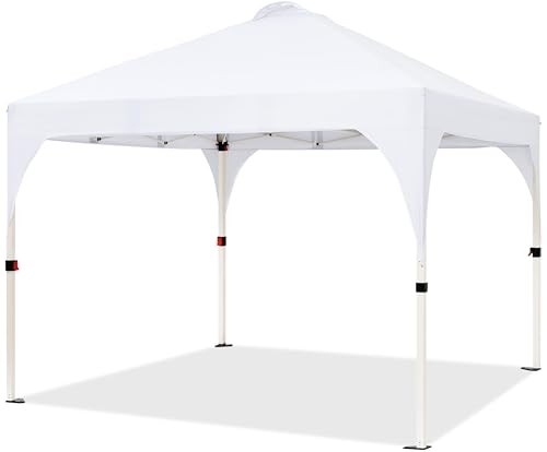Yaheetech Pavillon 3x3m wasserdicht höhenverstellbar für Garten Outdoor Festival