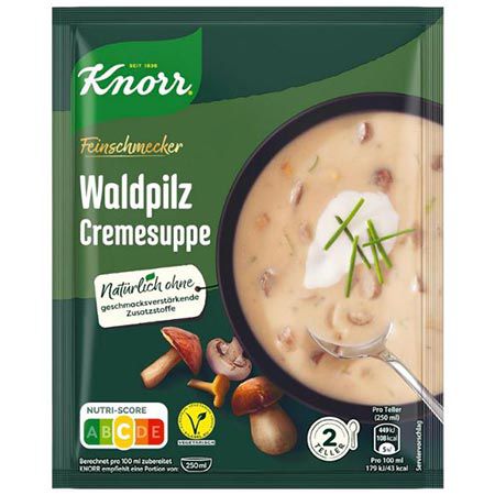 Produktbild: knorr waldpilz cremsuppe 16er pack, 18,26 euro, (statt 25 euro)