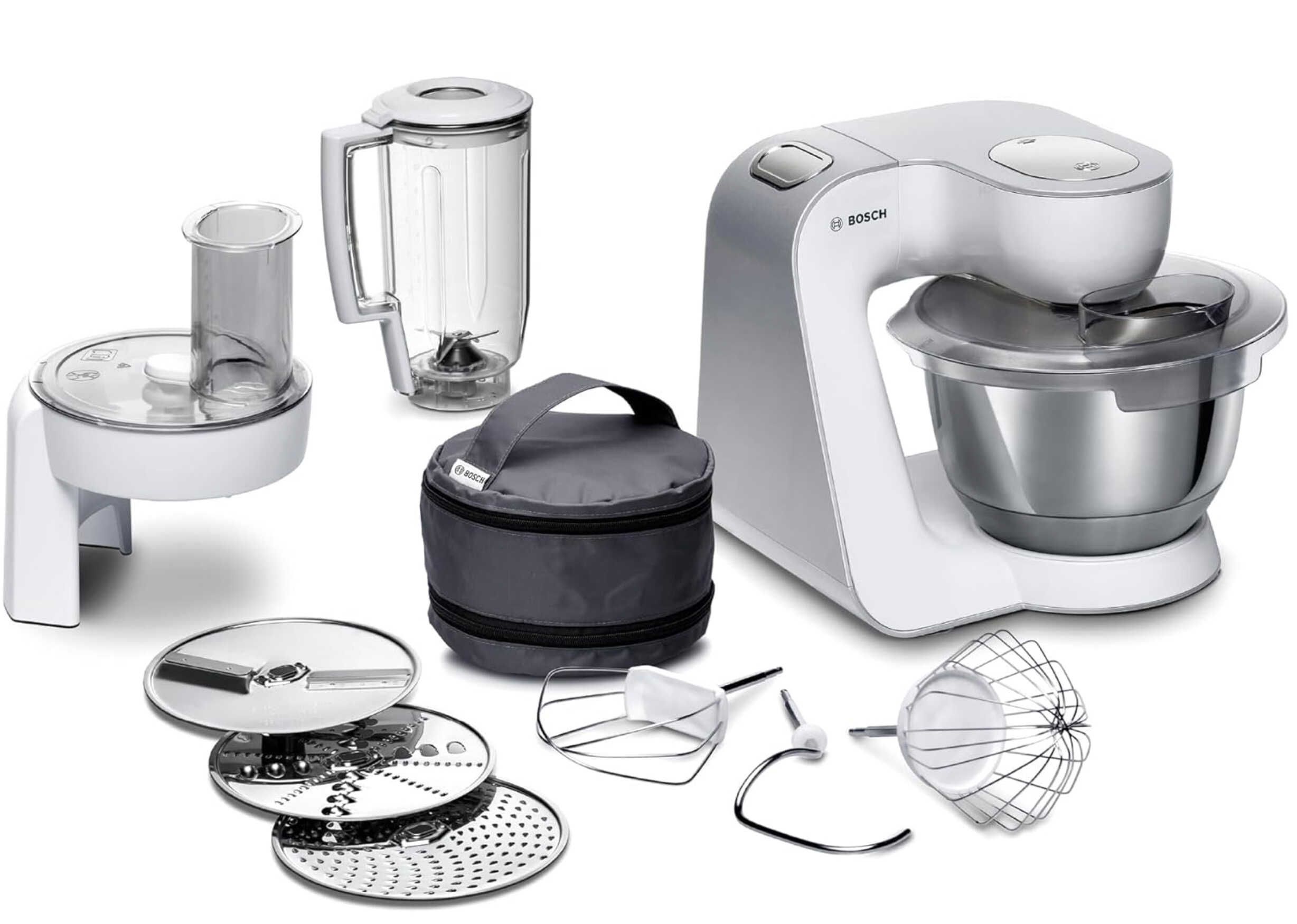 bosch mum 4 küchenmaschine mum58w20 mit zubehör und zusätzlichem funktionssatz