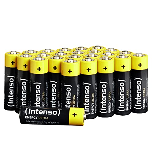 intenso energy ultra aa batterien mignon lr6 alkalisch gelb schwarz 24er box