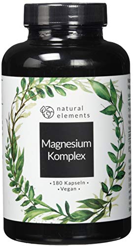 magnesium complex 400 mg, 5 hochwertige verbindungen, vegan, laborgetestet