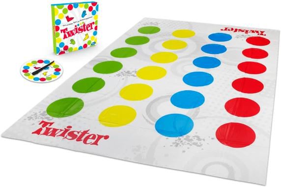 hasbro gaming twister partyspiel für 6,40 statt 18, auf französisch