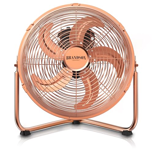 windmaschine kupfer retro, brandson standventilator 30cm