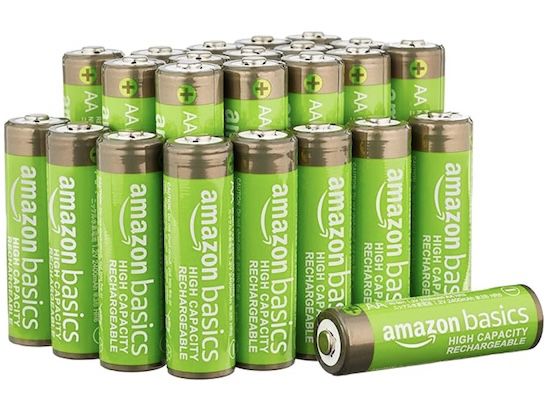 amazon basics 24x wiederaufladbare aa nimh batterien 18,68 euro statt 29 euro