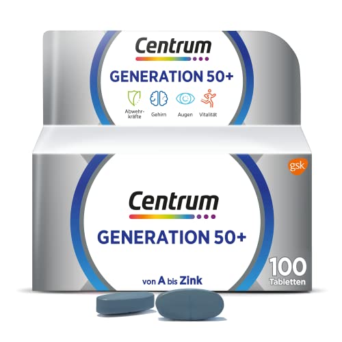 centrum generation 50+ mikronährstoffe 100 tabletten für senioren