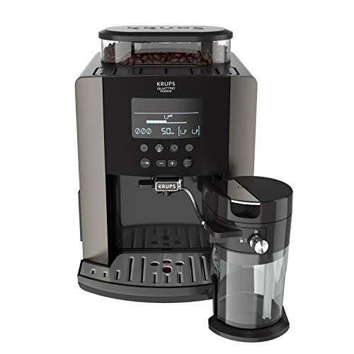 krups espresso-vollautomat arabica latte ea819e10, zinn finish