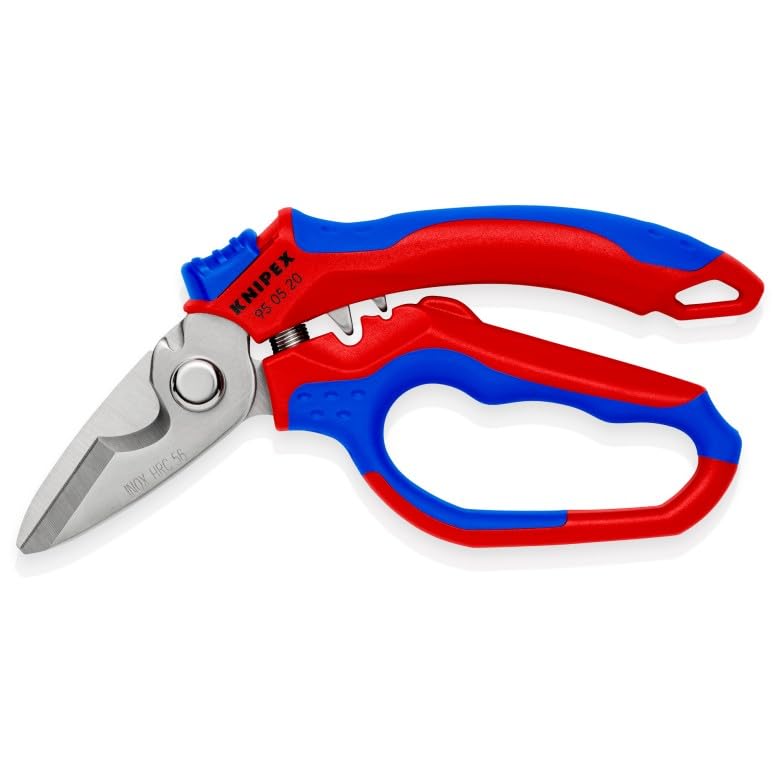 knipex elektrisch schere gewinkelt 180 mm glasfaserverstärkt mit mehrkomponenten-hüllen