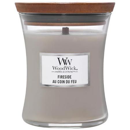 woodwick fireside mini-sanduhr duftkerze mit knisterndem docht, 9,19