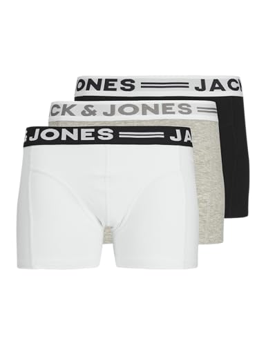 Produktbild: jack & jones junior trunks 3-pack grau shorts für jungen, 140 eu