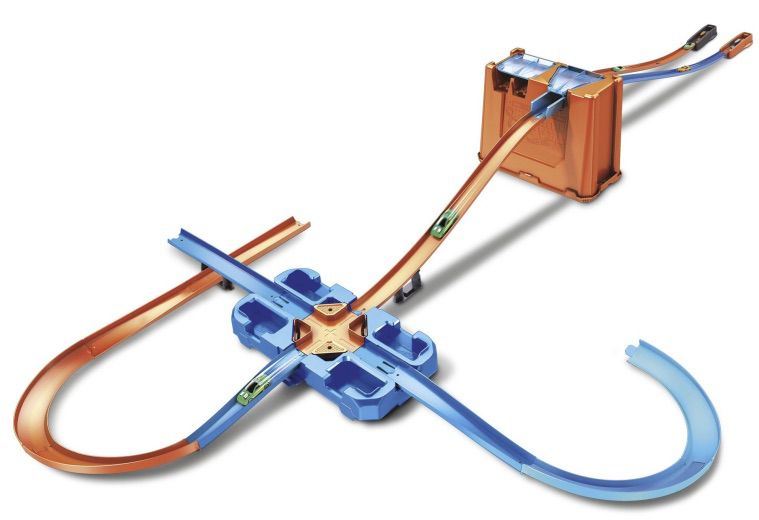 hot wheels track builder deluxe stunt box für 42,99 euro statt 51 euro