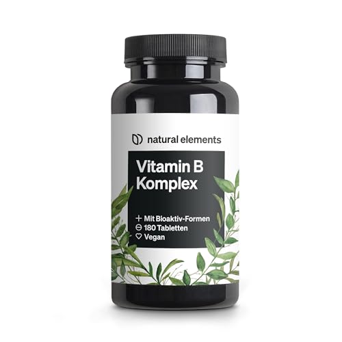 vitamin b komplex 180 tabletten vegan hochdosiert mit quatrefolic und kofaktoren