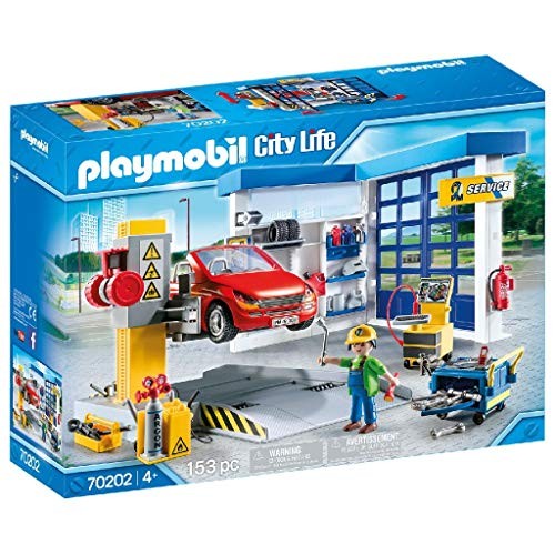 PLAYMOBIL 70202 Autowerkstatt, City Life, 153 Teile, ab 4 Jahren
