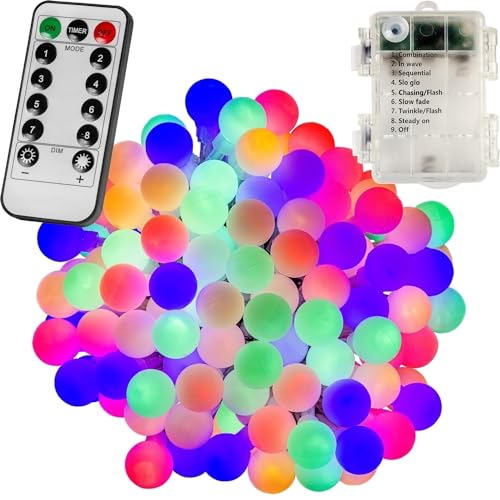 Verleihen Sie Ihrer Feier das besondere Flair mit der VOLTRONIC LED Partylichterkette! Bunt, batteriebetrieben und mit Fernbedienung – perfekt für drinnen und draußen.