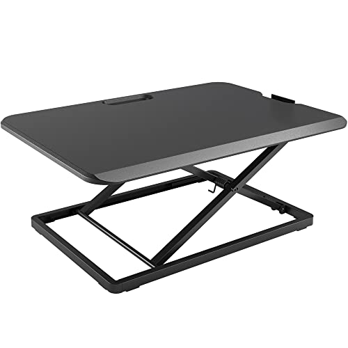 Erleben Sie Flexibilität am Arbeitsplatz mit dem ergonomischen BONTEC Steh-Sitz Schreibtisch. Höhenverstellbar, stabil und ideal für PC & Laptop  67x47cm. Perfekt für mehr Komfort!