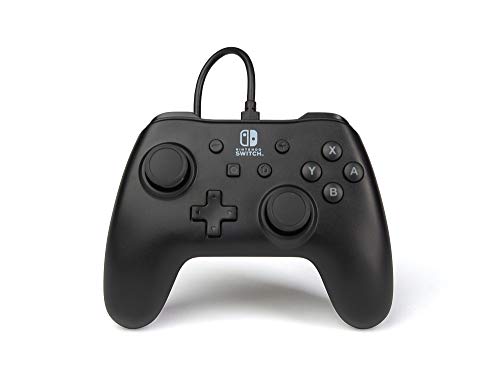 powera kabelgebundener controller für nintendo switch, schwarz, gamepad