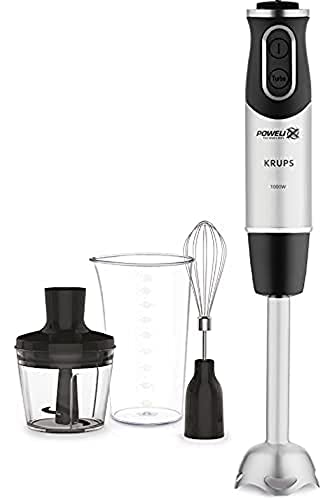 krups stabmixer steffen henssler edition hz656815 1000w edelstahl schwarz silber 800ml