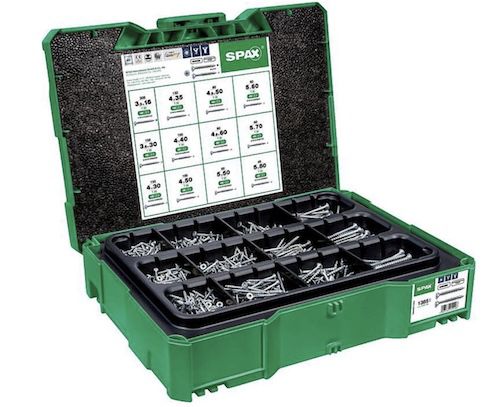 spax schraubenset 1380-teilig systainer t-loc l für 118,99 euro