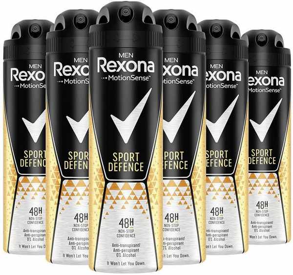 rexona men motionsense sport defence deo 6x ab 12,36 euro
