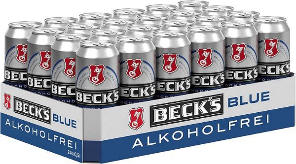 becks blue alkoholfrei pils 24x 0,5l dosenbier ab 17,09 statt 26