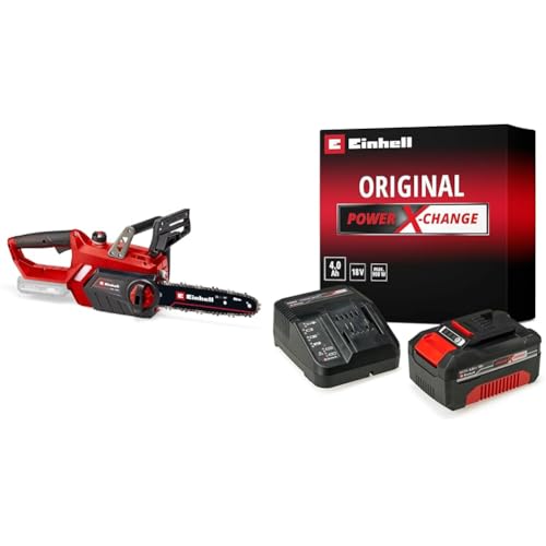 Einhell GE-LC 18 Li Akku-Kettensäge mit 4,0 Ah Akku und Ladegerät