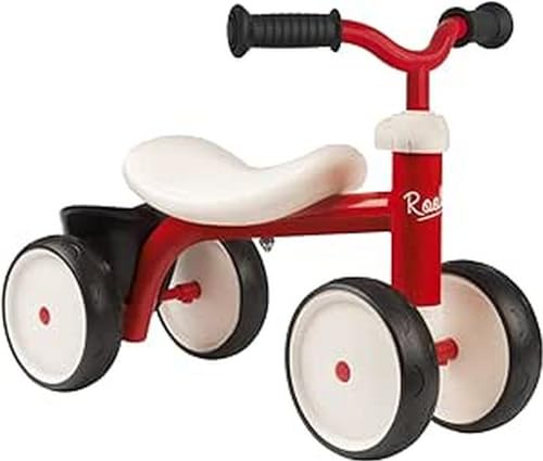 Smoby rookie Laufrad rot, retro design für kinder ab 12 monaten