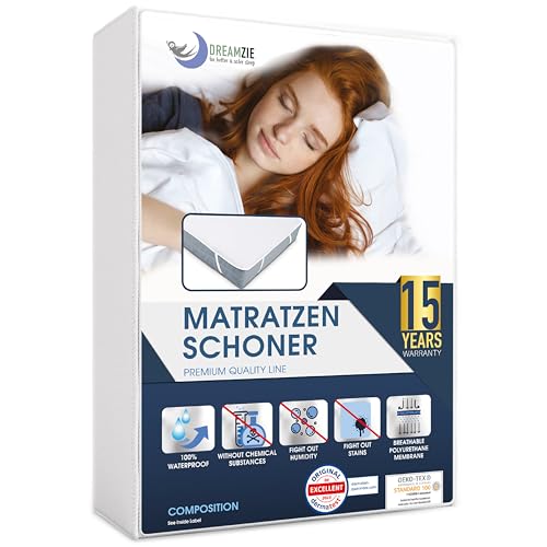 Dreamzie matratzenschoner 90x190 cm wasserdicht atmungsaktive matratzenauflage kinder