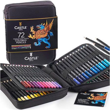 buntstifte set 72-tlg. von castle art supplies, ab 30,87 (statt 40)