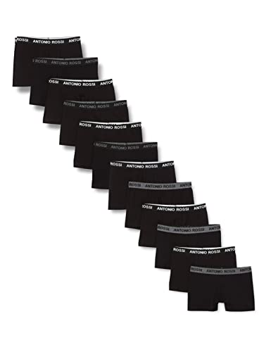 antonio rossi boxershorts 12er pack, elastischer bund, größen s-xxl, 95% baumwolle