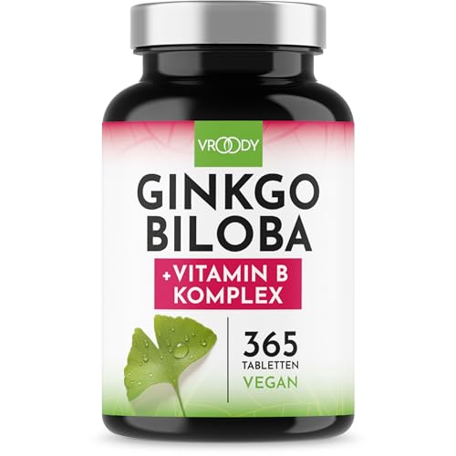 ginkgo biloba 6000mg 365 tabletten, b-vitamin komplex, laborgeprüft, made in austria